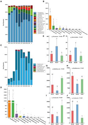 Correlation of microbiomes in “plant-insect-soil” ecosystem